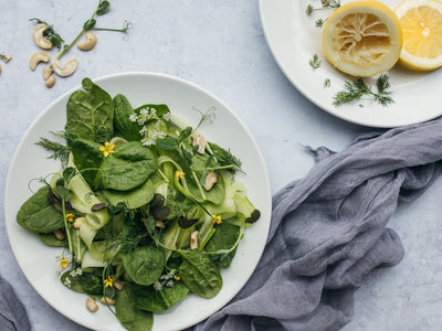 Leichter grüner Salat